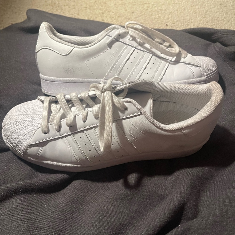 White adidas 9